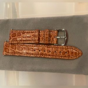 Genuine Alligator 18mm Watch Strap